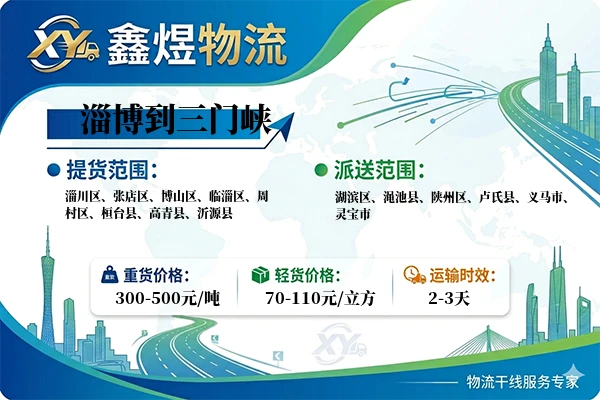 淄博到三门峡物流专线